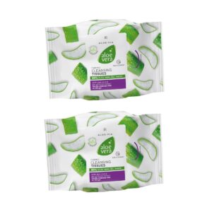 Toallitas limpiadoras de aloe vera prácticos para rostro y manos