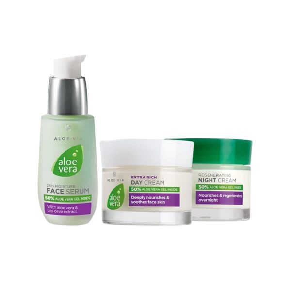 Creme facial para pele seca Aloe Vera